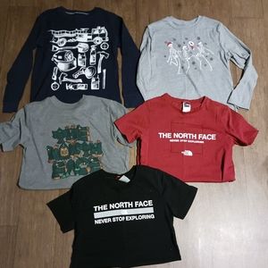 5 boys shirts size medium